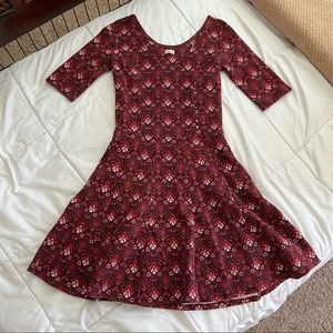 Hollister Maroon Dress